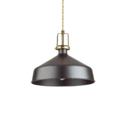 IDEAL LUX Κρεμαστό Φωτιστικό ERIS-2 1xE27 Μαύρου Χρώματος – 249063