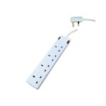 ΠΟΛΥΠΡΙΖΟ 4 ΘΕΣΕΩΝ UK ΜΕ ΚΑΛΩΔΙΟ 3m 3X1,25mm ΜΕ ΠΡΟΣΤΑΣΙΑ ΕΠΑΦΩΝ EUROLAMP 147-62302
