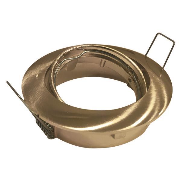 ΣΠΟΤ ΧΩΝΕΥΤΟ ΚΙΝΗΤΟ ΑΛΟΥΜΙΝΙΟΥ GU10 ΑΝΤΙΚΕ ΜΠΡΟΝΖΕ EUROLAMP 147-55626