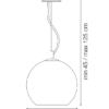 IDEAL LUX NEMO SP1 D30 TRASPARENTE – 052809