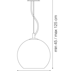 IDEAL LUX NEMO SP1 D30 FADE – 149592