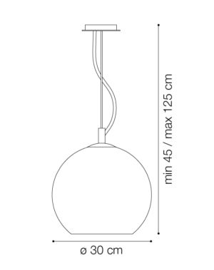 IDEAL LUX NEMO SP1 D30 FADE – 149592