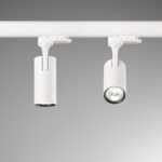 IDEAL LUX Φωτιστικό Σποτ Τριφασικής Ράγας 4 Καλωδίων FOX LED 8W CRI80 3000K Λευκού Χρώματος – 250410
