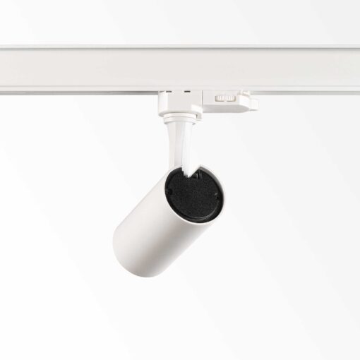 IDEAL LUX Φωτιστικό Σποτ Τριφασικής Ράγας 4 Καλωδίων FOX LED 8W CRI80 3000K Λευκού Χρώματος – 250410