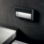 IDEAL LUX Απλίκα Τοίχου FEBE-1 LED 6W 3000K IP65 Χρώματος Ανθρακί – 250854