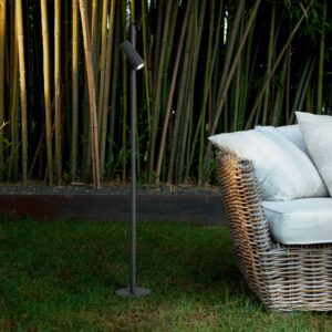 IDEAL LUX Φωτιστικό Δαπέδου Κήπου 1,10m HUB LED 4.5W 3000K IP54 Χρώματος Ανθρακί – 251257