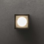 IDEAL LUX Φωτιστικό Οροφής TECHO 1xGU10 IP54 Γκρι Χρώματος – 326887