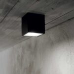 IDEAL LUX Φωτιστικό Οροφής TECHO 1xGU10 IP54 Γκρι Χρώματος – 326894