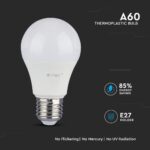 LED Λάμπα E27 A60 8.5W V-TAC PRO Samsung Chip 200° 1055lm Θερμό Λευκό 3000K – 252