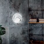 IDEAL LUX Επιτοίχιο Φωτιστικό OZ AP LED 28W 3000K Λευκού Χρώματος- 304489
