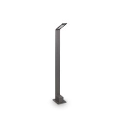 IDEAL LUX Φωτιστικό Κολωνάκι Κήπου AGOS LED 6.5W 3000K IP54 Χρώματος Ανθρακί – 254319