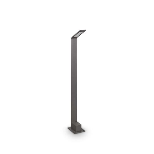 IDEAL LUX Φωτιστικό Κολωνάκι Κήπου AGOS LED 6.5W 3000K IP54 Χρώματος Ανθρακί – 254319