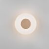 Φωτοιστικό Τοίχου Καφέ+Λευκό Γυαλί CELESTE 10W LED 1100lm Step Dimmable 3000K Trio Lighting – 254910165