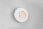 Φωτοιστικό Τοίχου Καφέ+Λευκό Γυαλί CELESTE 10W LED 1100lm Step Dimmable 3000K Trio Lighting – 254910165