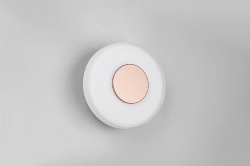 Φωτοιστικό Τοίχου Καφέ+Λευκό Γυαλί CELESTE 10W LED 1100lm Step Dimmable 3000K Trio Lighting – 254910165