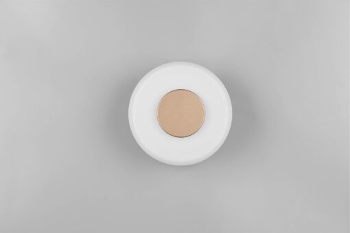 Φωτοιστικό Τοίχου Καφέ+Λευκό Γυαλί CELESTE 10W LED 1100lm Step Dimmable 3000K Trio Lighting – 254910165