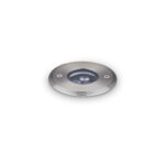 IDEAL LUX Χωνευτό Φωτιστικό Δαπέδου Κήπου FLOOR LED 3W 3000K IP67 Χρωμίου – 255651