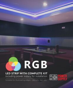 Σετ (2×5 μέτρα) Εύκαμπτης Ταινίας LED 4.8W V-TAC IP20 Πολύχρωμη RGB – 2630