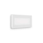 IDEAL LUX Χωνευτό Φωτιστικό για Σκαλοπάτια INDIO LED 8W 3000K IP65 Λευκού Χρώματος – 255804