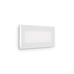 IDEAL LUX Χωνευτό Φωτιστικό για Σκαλοπάτια INDIO LED 8W 3000K IP65 Λευκού Χρώματος – 255804