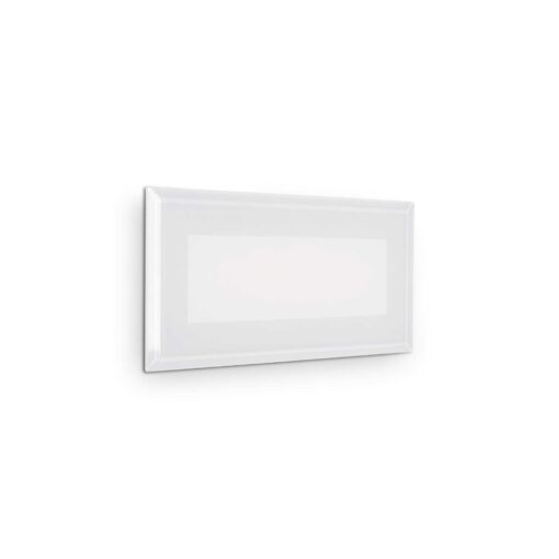 IDEAL LUX Χωνευτό Φωτιστικό για Σκαλοπάτια INDIO LED 8W 3000K IP65 Λευκού Χρώματος – 255804