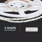 LED Ταινία 5W V-TAC Dimmable σε Σχήμα S 420lm/m Θερμό 3000K 5 Μέτρα – 212559