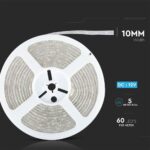 LED Ταινία 9W 24V V-TAC Dimmable 1000lm/m Αδιάβροχη IP65 Ψυχρό 6400K 5 Μέτρα – 2564