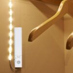 Σετ εύκαμπτης ταινίας LED 1m 2.4W με αισθητήρα κίνησης για Ντουλάπες V-TAC 120° 200lm IP65 Θερμό 3000K – 2573