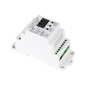 GloboStar® 70670 S1-DR SKYDANCE AC Triac DMX Dimmer Din Rail Ράγας 2 Καναλιών AC 100-240V 2 x 1.5A 360W – Max 3A 720W – IP20 DMX512 Μ11.5 x Π5 x Υ6.5cm – 5 Years Warranty
