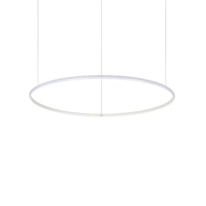 IDEAL LUX Κρεμαστό Φωτιστικό Οροφής HULAHOOP LED 41W 3000K Λευκού Χρώματος – 258768