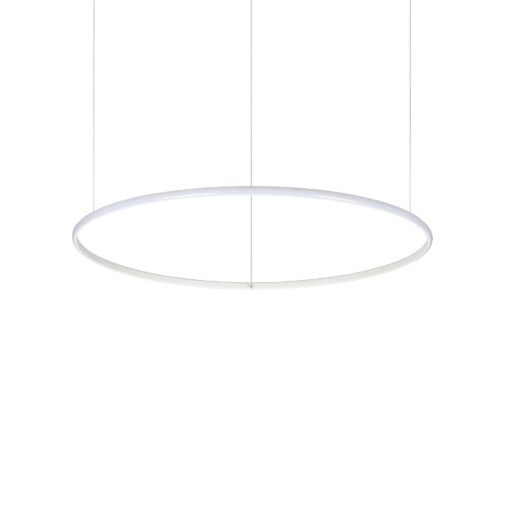 IDEAL LUX Κρεμαστό Φωτιστικό Οροφής HULAHOOP LED 41W 3000K Λευκού Χρώματος – 258768