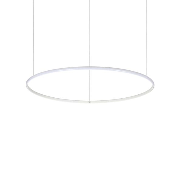 IDEAL LUX Κρεμαστό Φωτιστικό Οροφής HULAHOOP LED 41W 3000K Λευκού Χρώματος – 258768