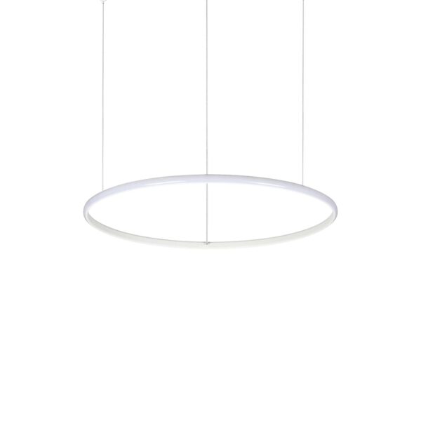 IDEAL LUX Κρεμαστό Φωτιστικό Οροφής HULAHOOP LED 31W 3000K Λευκού Χρώματος – 258775