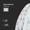 LED Ταινία 7W 24V V-TAC 1000lm/m Πολύχρωμη RGB 10 Μέτρα – 212592