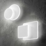IDEAL LUX Απλίκα Τοίχου POUCHE LED 14W 3000K Λευκού Χρώματος – 259345