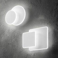 IDEAL LUX Απλίκα Τοίχου POUCHE LED 14W 3000K Λευκού Χρώματος – 259345