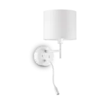 IDEAL LUX Επιτοίχιο Φωτιστικό SET UP 1xE27 Λευκού Χρώματος – 259819