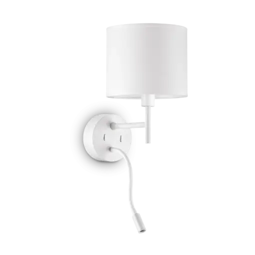 IDEAL LUX Επιτοίχιο Φωτιστικό SET UP 1xE27 Λευκού Χρώματος – 259819
