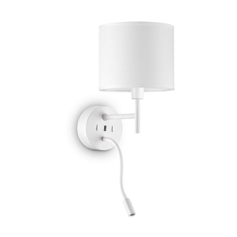 IDEAL LUX Επιτοίχιο Φωτιστικό SET UP 1xE27 Λευκού Χρώματος – 259819