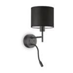 IDEAL LUX Επιτοίχιο Φωτιστικό SET UP 1xE27 Μαύρου Χρώματος – 259826
