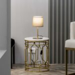 IDEAL LUX Βάση Επιτραπέζιου Φωτιστικού SET UP 1xE27 Χρυσού Χρώματος – 259901