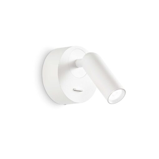 IDEAL LUX Επιτοίχιο Φωτιστικό Ανάγνωσης BEAN LED 3W 3000K Λευκού Χρώματος – 260600