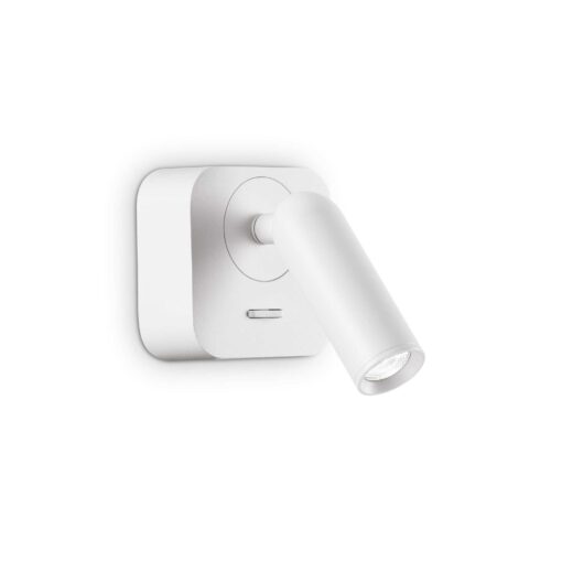 IDEAL LUX Απλίκα Τοίχου BEAN LED 3W 3000K Λευκού Χρώματος – 260648