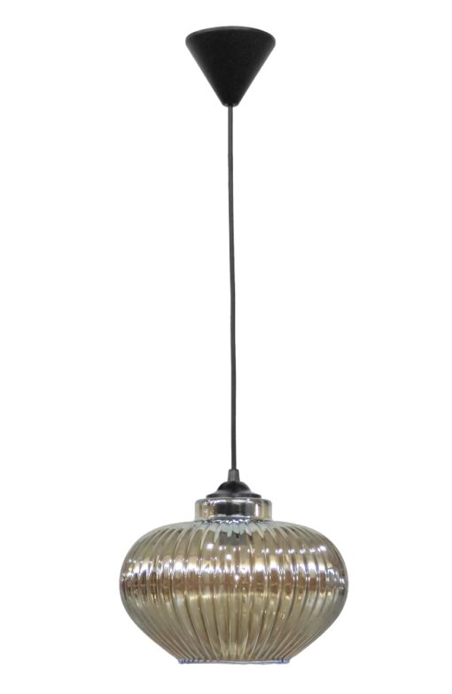 Φωτιστικό κρεμαστό RIGATO/25 FYME 1/L ΚΡΕΜΑΣΤΟ ΓΥΑΛΙΝΟ – 02-0332