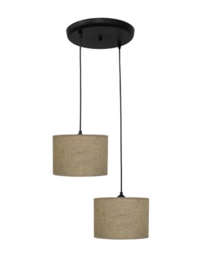 Φωτιστικό μοντέρνο οροφής 2φωτο ΗΚ-06 PENDEL 2L ΑΜΜΟΥ-BL / SAND-ΒL