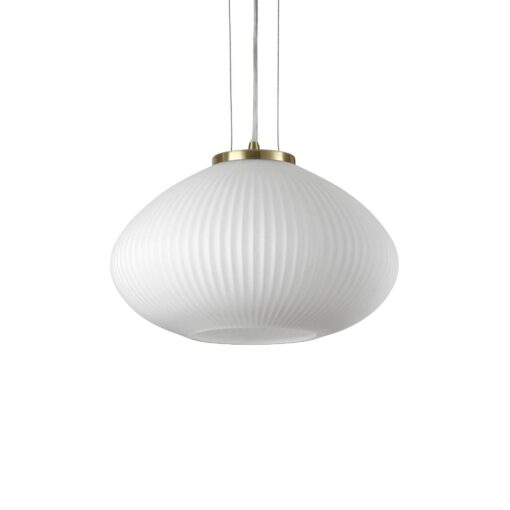 IDEAL LUX Κρεμαστό Φωτιστικό PLISSE 1XE27 Χρυσού Χρώματος – 264547