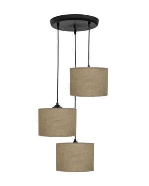 Μοντέρνο φωτιστικό 3φωτο κύλινδρος Heronia – 14-0153