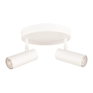 ΣΠΟΤ ΟΡΟΦΗΣ ΡΟΖΕΤΑ ΔΙΠΛΗ GU10 SLIM ΛΕΥΚΗ EUROLAMP 145-25002