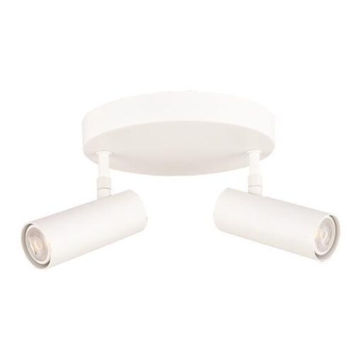 ΣΠΟΤ ΟΡΟΦΗΣ ΡΟΖΕΤΑ ΔΙΠΛΗ GU10 SLIM ΛΕΥΚΗ EUROLAMP 145-25002