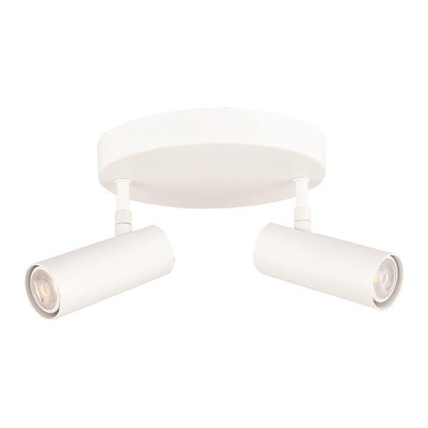 ΣΠΟΤ ΟΡΟΦΗΣ ΡΟΖΕΤΑ ΔΙΠΛΗ GU10 SLIM ΛΕΥΚΗ EUROLAMP 145-25002